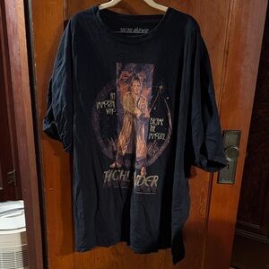 Men’s fright rags sz 5x Highlander  Black Graphic Tee